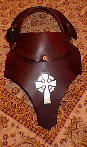 2 lame celtic cross gorget